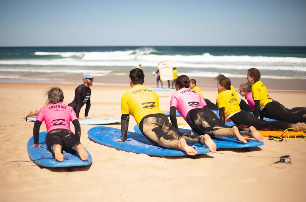 Certified Local Instructors at FreeRide Surf School Sagres