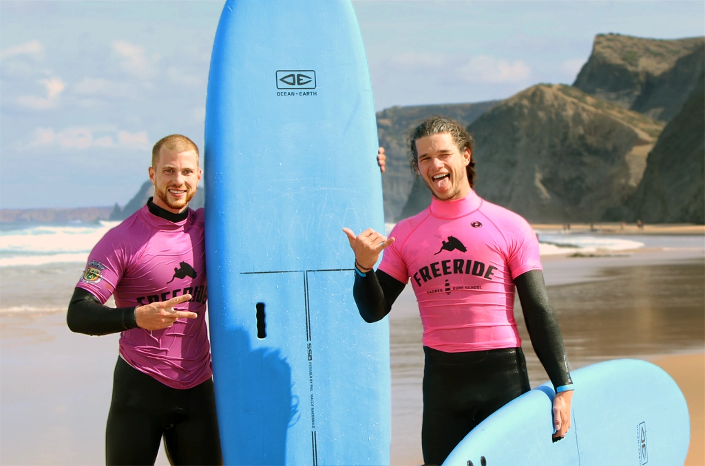 Surf Lessons in Sagres — FreeRide Surfing